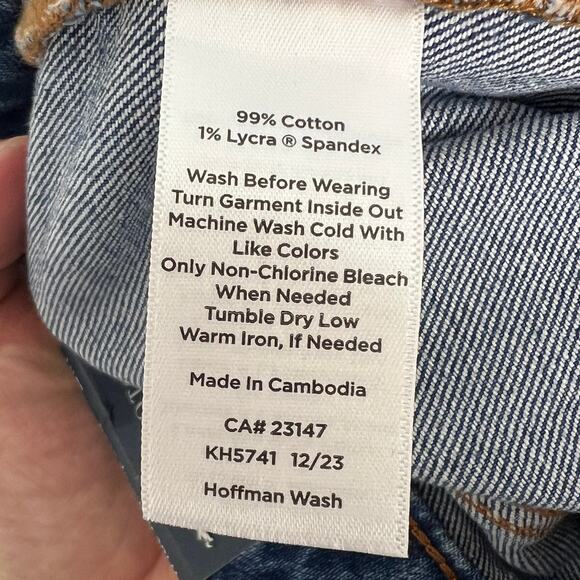 NWT Talbots Womens 22WP Plus Petite Wide Leg Crop Jean Ombre Dip Dye Frayed‎ Hem - Picture 11 of 16